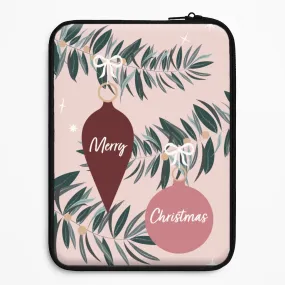 Comfort Design Layer Merry Christmas Laptop Sleeve
