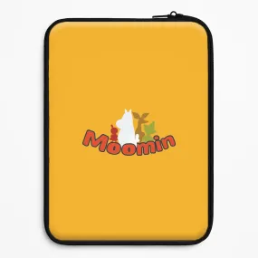 Portable Protection Moom Text Laptop Sleeve