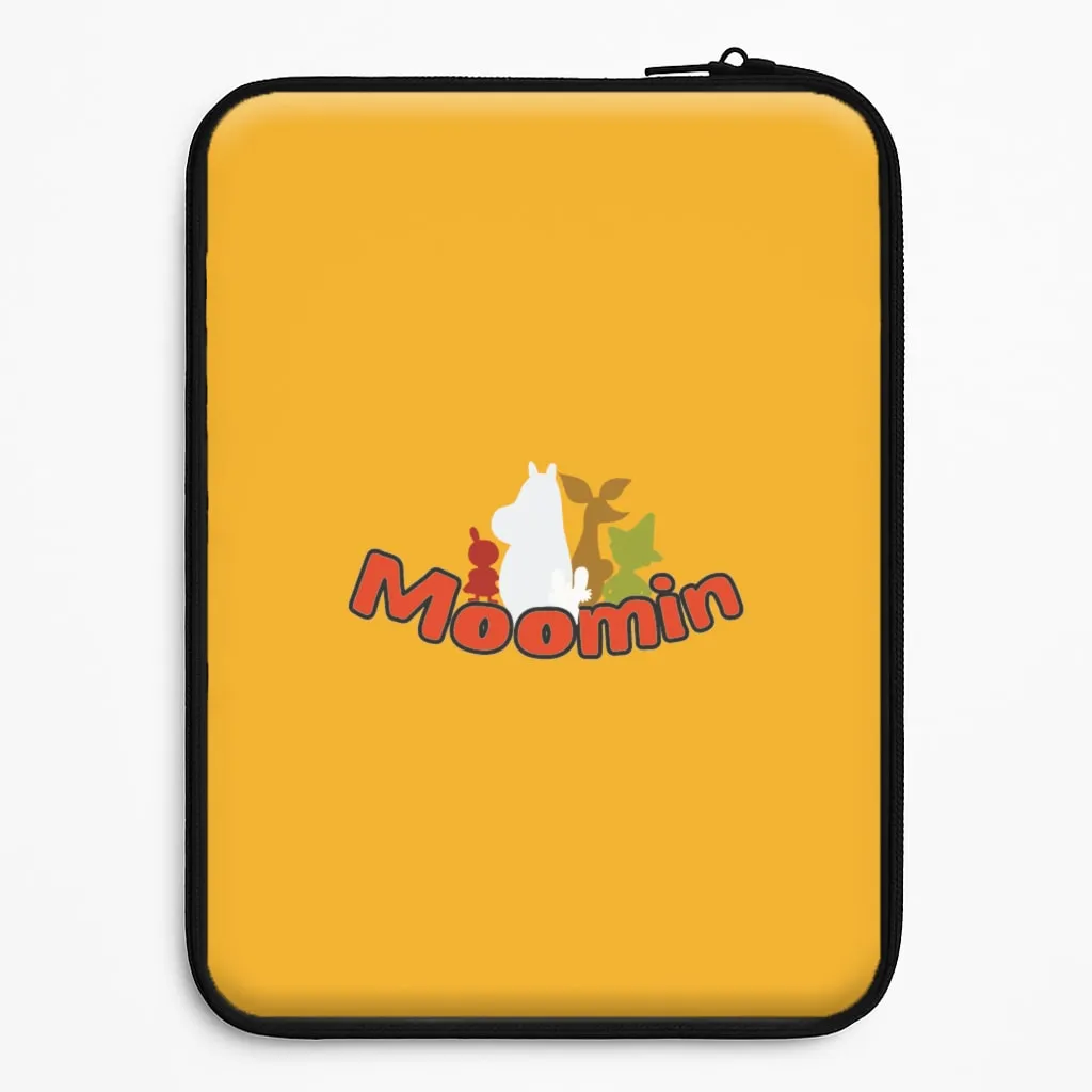 Portable Protection Moom Text Laptop Sleeve