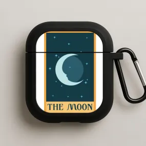 The Moon - Tarot Cards AirPods Case lightweight neon airpods shell Lightweight Travel Organizer