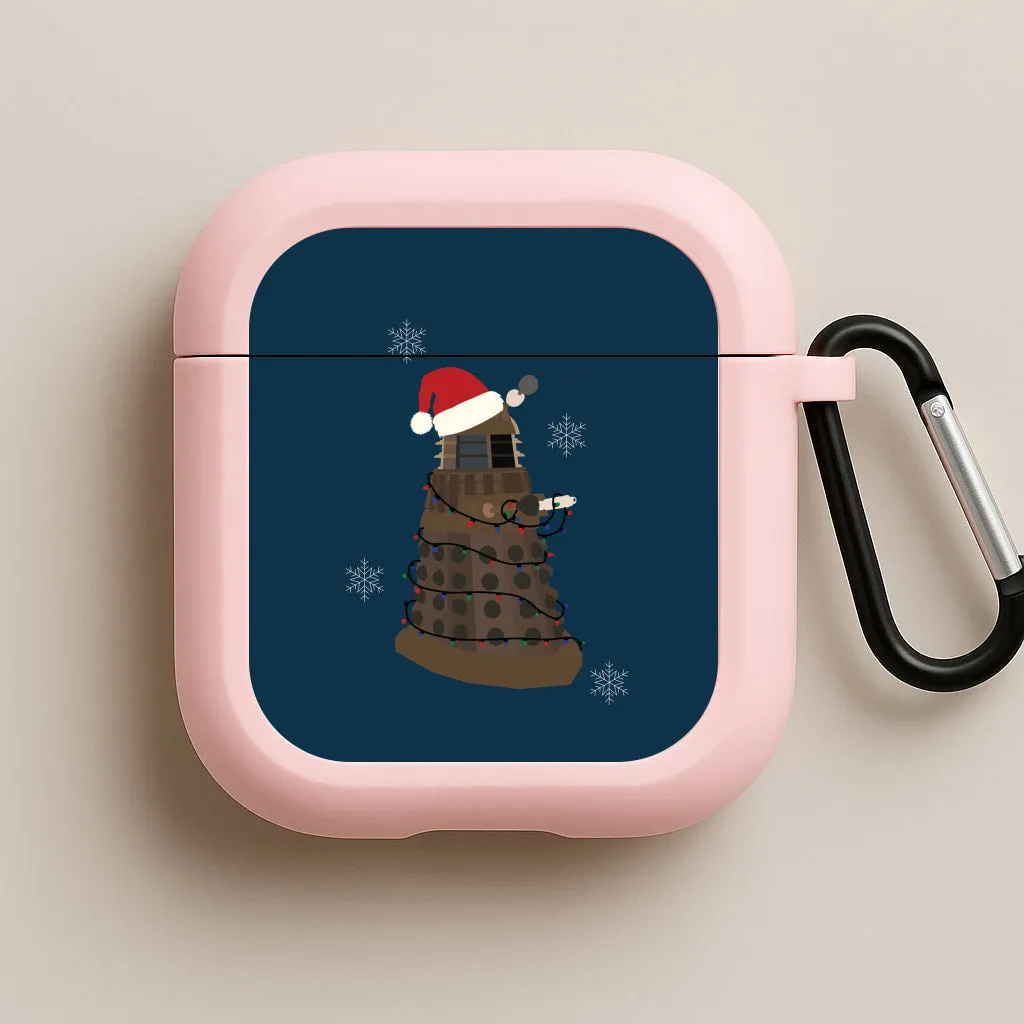 durable high strength protector Trendy Gadget Organizer Christmas Dalek - Doctor Who AirPods Case