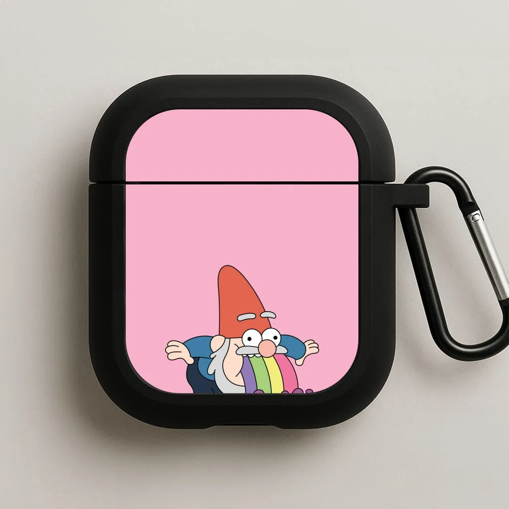 dustproof protection shell Portable Device Case Garden Gnome Rainbow AirPods Case