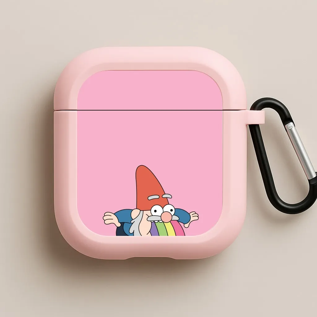 Garden Gnome Rainbow AirPods Case Charging Case Sleeve
