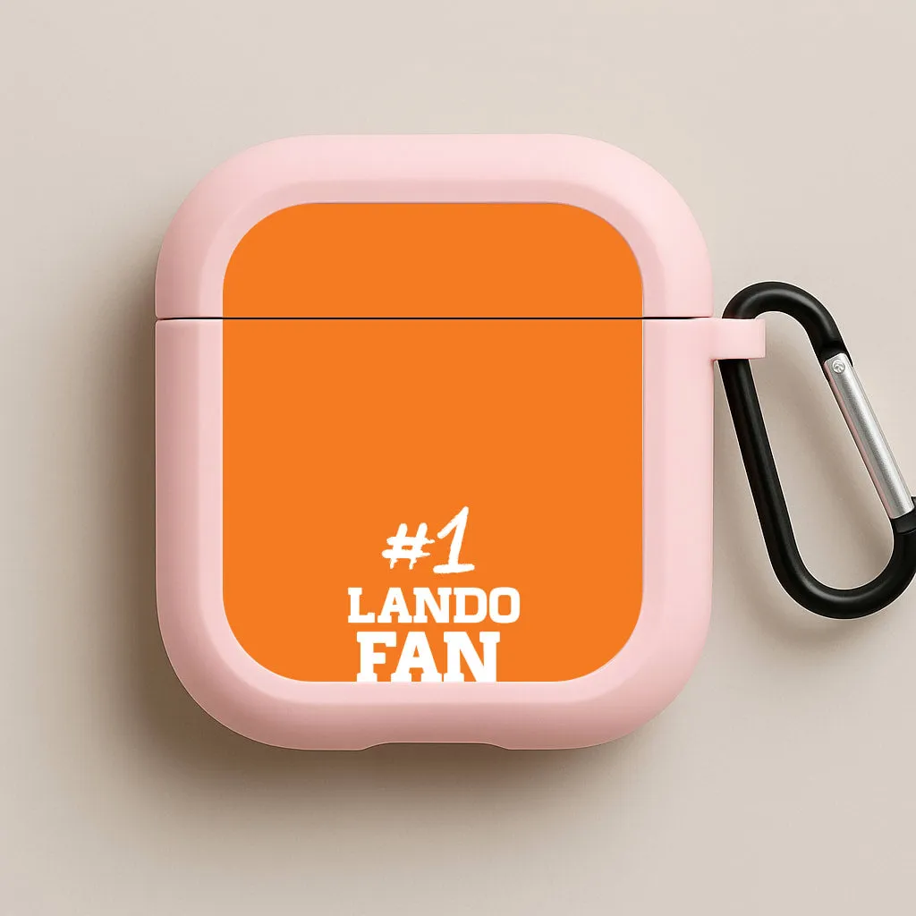 #1 Lando Fan AirPods Case compact handmade ergonomic neon silicone case fashion lightweight soft leather shell