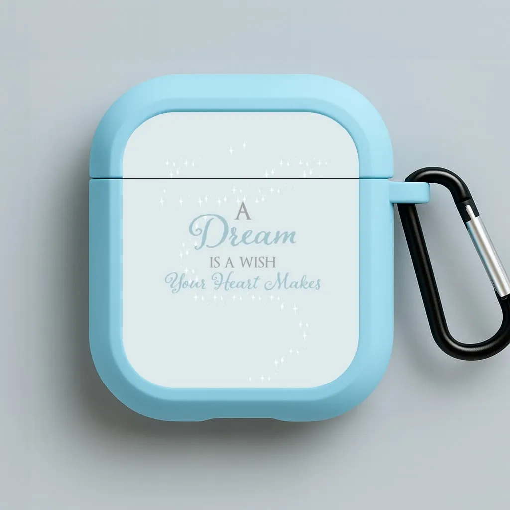 A Dream Is A Wish Your Heart Makes AirPods Case soft matte airpods cover