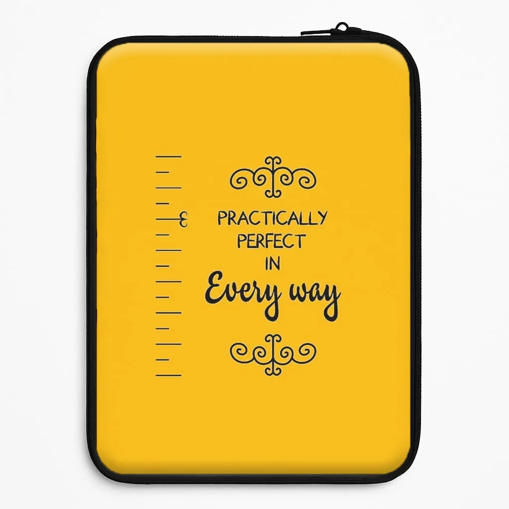 Practically Perfect - Poppins Laptop Sleeve Flexible structure Rugged Look Finish