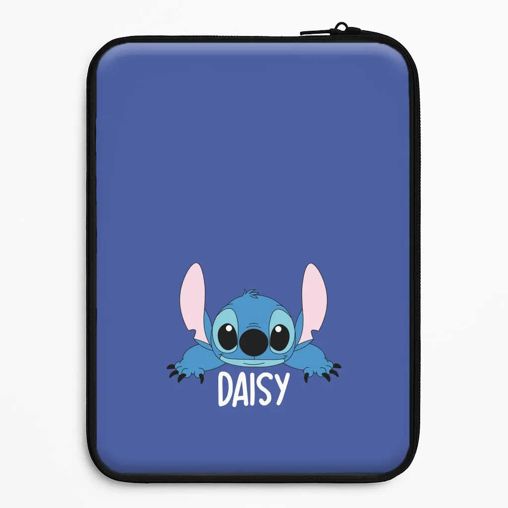 Long Lasting Rugged Frame Design Blue Alien - Personalised Disney Laptop Sleeve