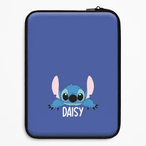 Long Lasting Rugged Frame Design Blue Alien - Personalised Disney Laptop Sleeve