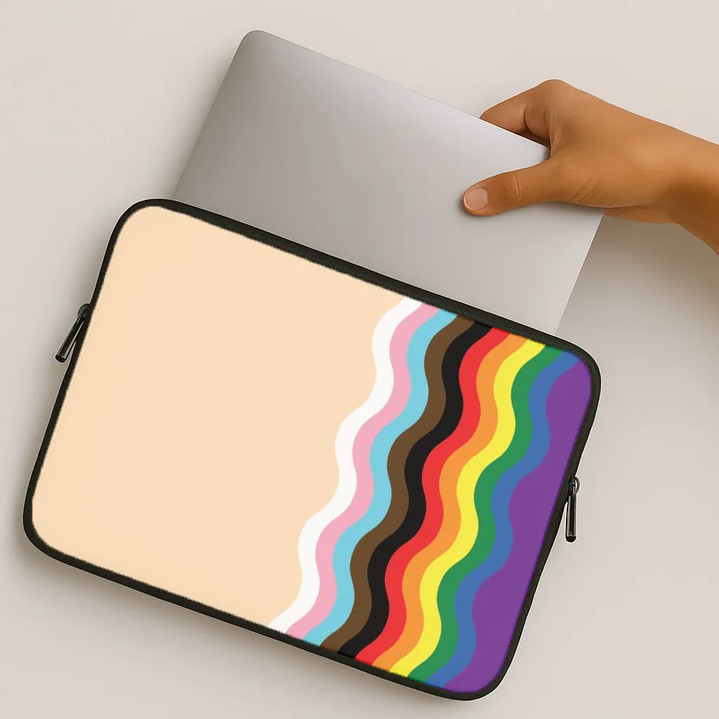 Modern Aesthetic Flag Rainbow - Pride Laptop Sleeve