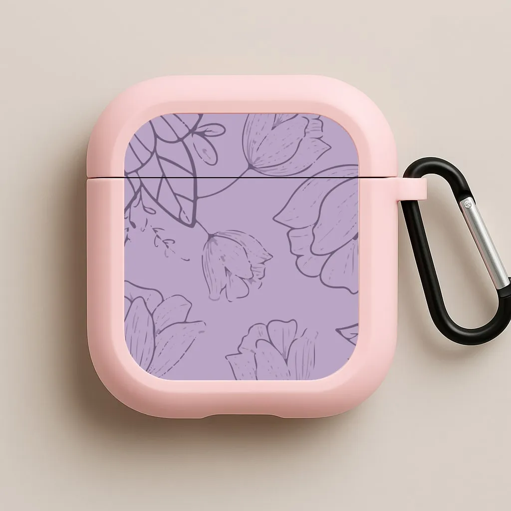 Tulips - Foliage AirPods Case Handy Carry Bag