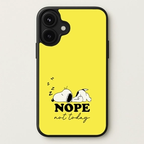 Soft Edge Look Nope, Not Today Phone Case