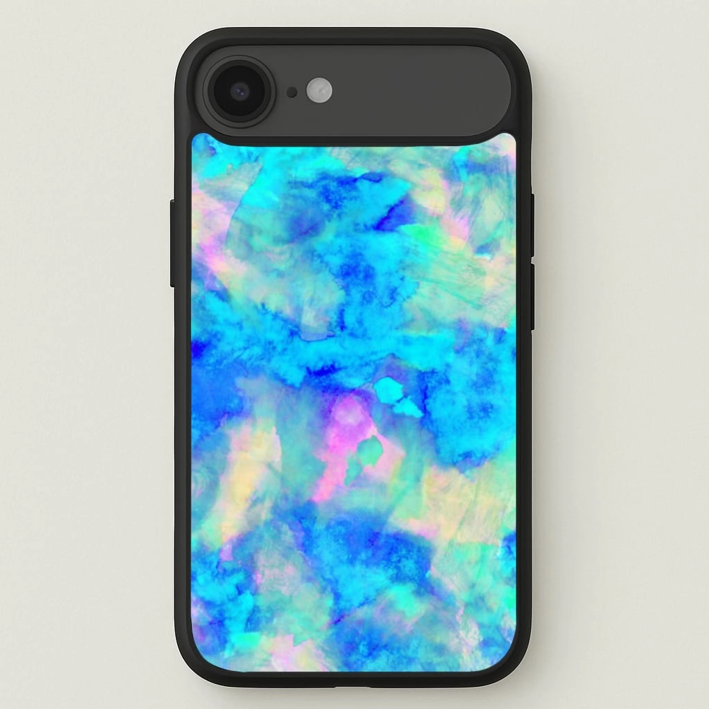 Elegant Texture Electric Blue Phone Case