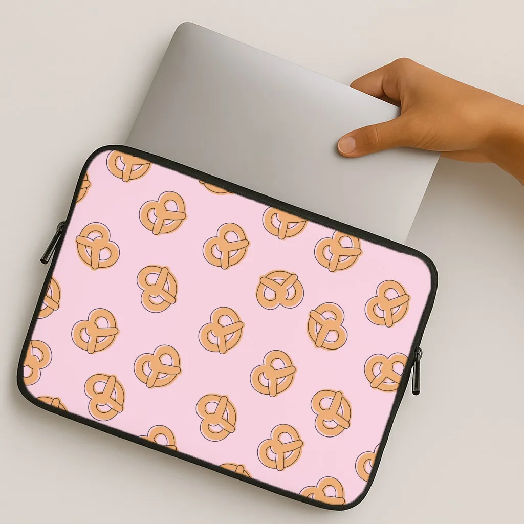 Pretzels - Fast Food Patterns Laptop Sleeve Creative Pattern