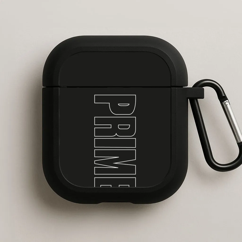 Prime - Black AirPods Case Durable Build Protector