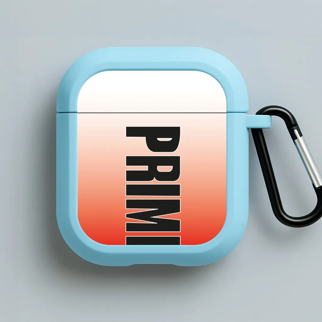Prime - Red Gradient AirPods Case Minimal Travel Shell