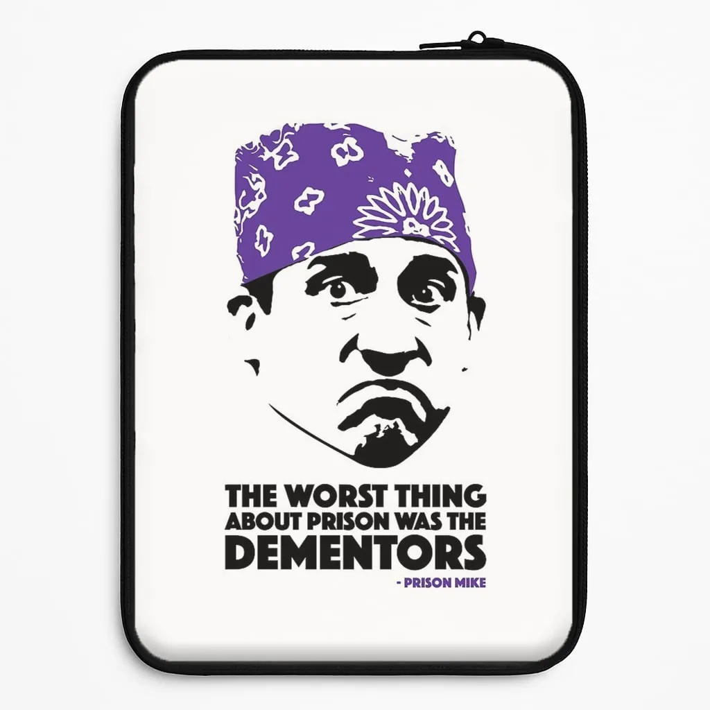 Prison Mike vs The Dementors Laptop Sleeve Clear View