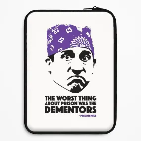 Prison Mike vs The Dementors Laptop Sleeve Clear View