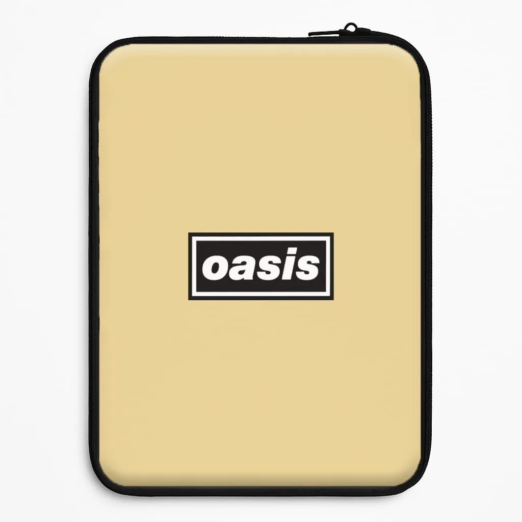 Comfort Design Layer Band Name Yellow Laptop Sleeve