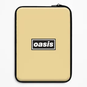 Comfort Design Layer Band Name Yellow Laptop Sleeve