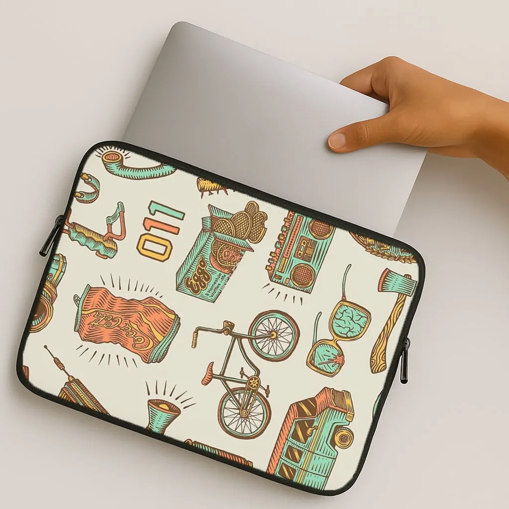Stranger Options Laptop Sleeve Colorful option Minimal Grip