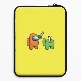 Among Gaming Killed Laptop Sleeve Easy Removal