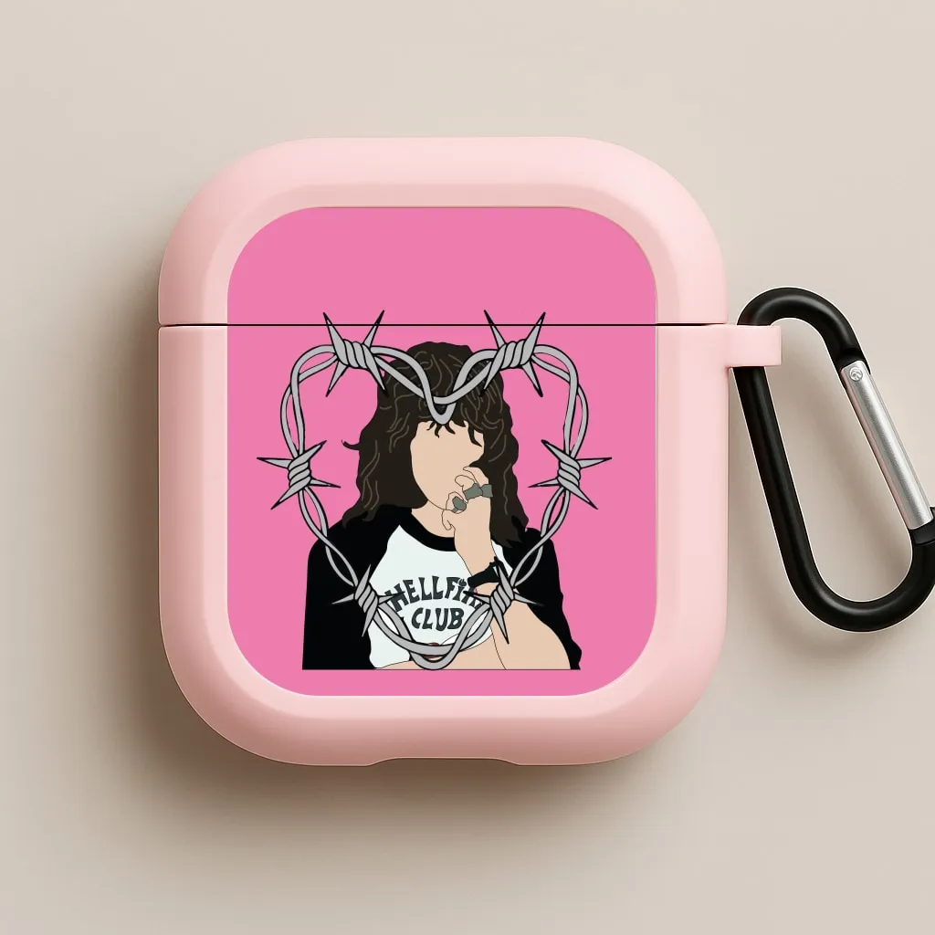 Eddie Heart AirPods Case colorful silicone shell