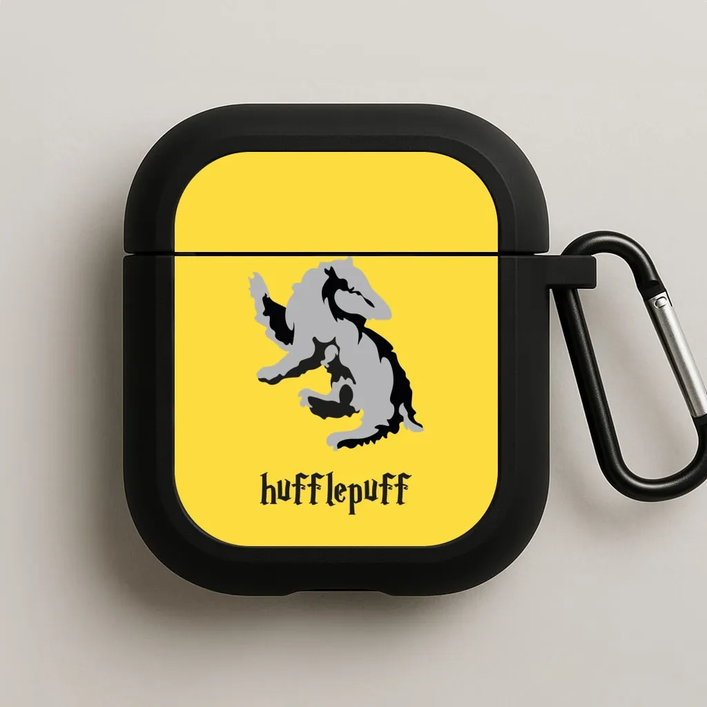 shock absorbing silicone airpods case Hufflepuff AirPods Case