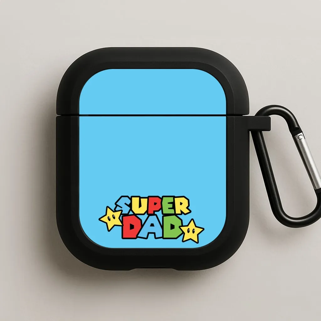 Super Dad  AirPods Case protective travel accessory premium silicone grip cover