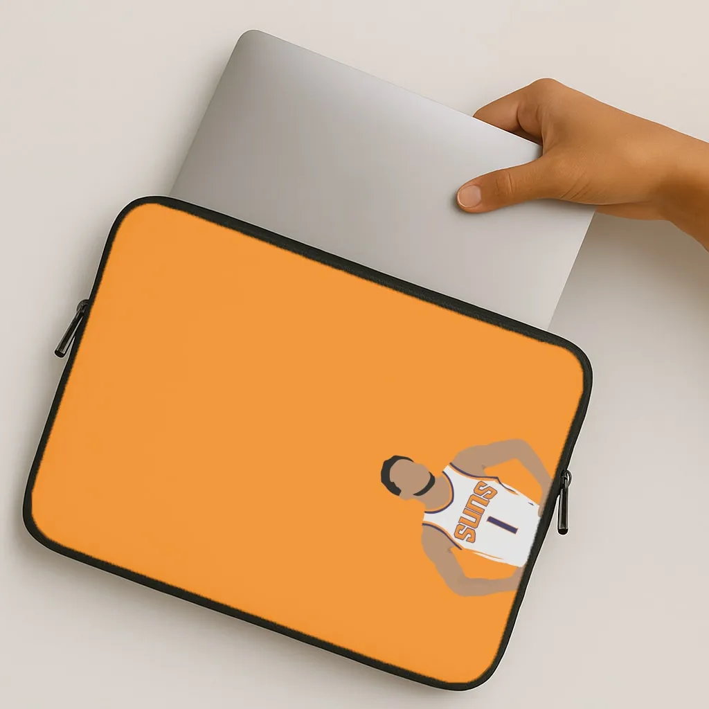 Printed Graphic Impact shield Booker - Basketball Laptop Sleeve