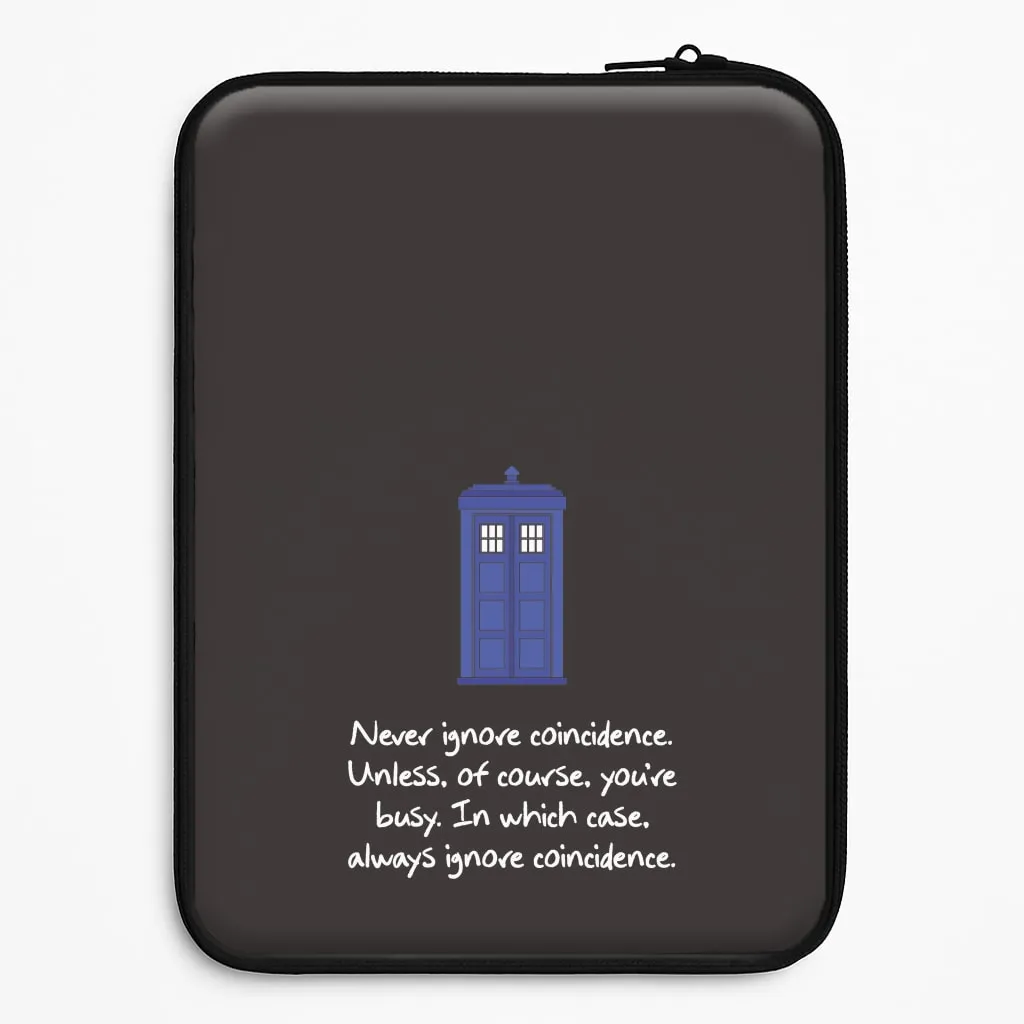Shock Absorber Elegant Surface Never Ignore Coincidence Laptop Sleeve