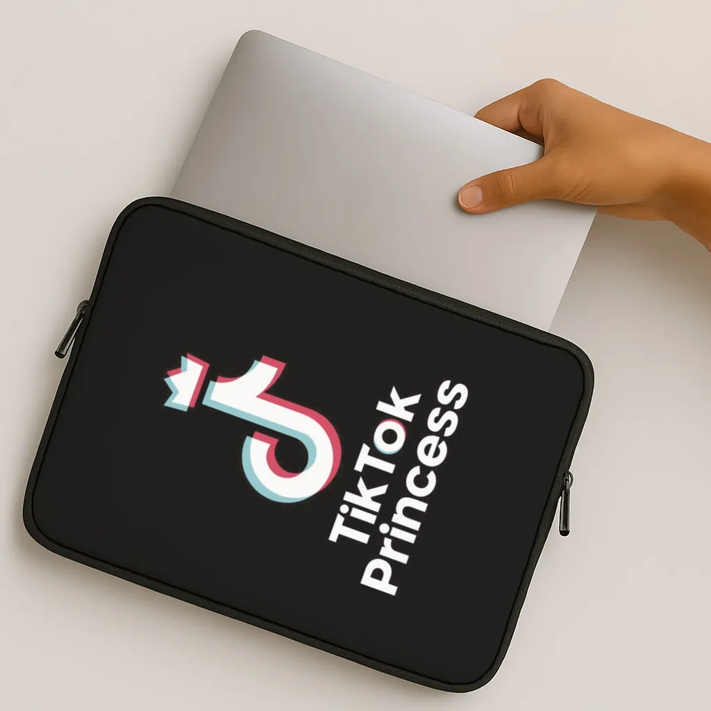 Matte Surface Design TikTok Princess Laptop Sleeve