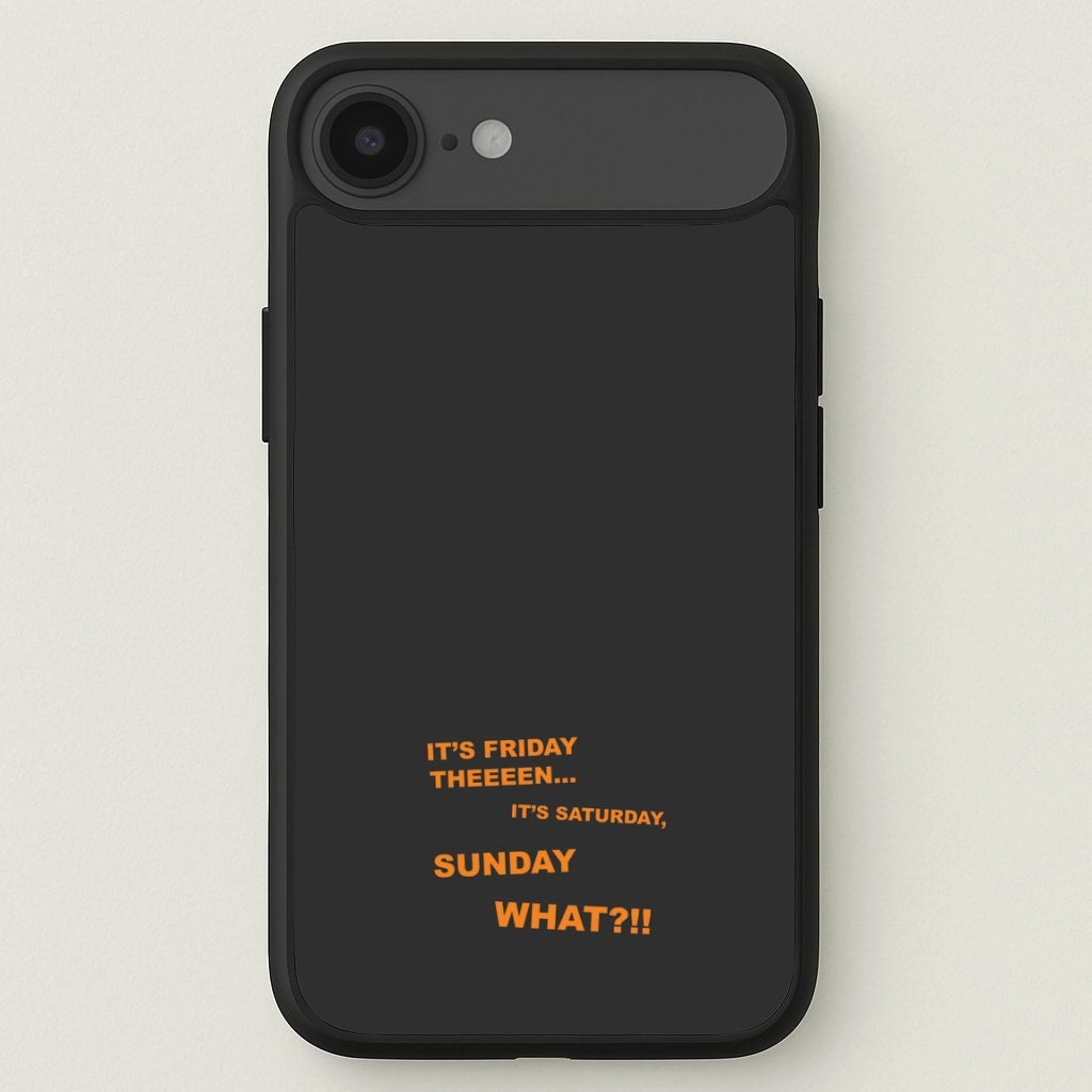 It's Friday Theeeen Phone Case Glossy surface Dust proof
