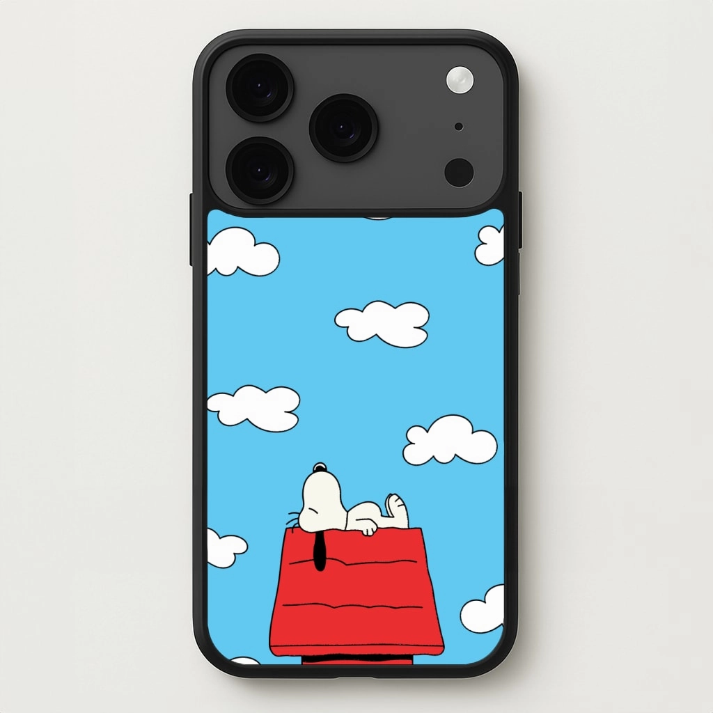 Shock Layer Cartoon Beagle Sleeping Phone Case