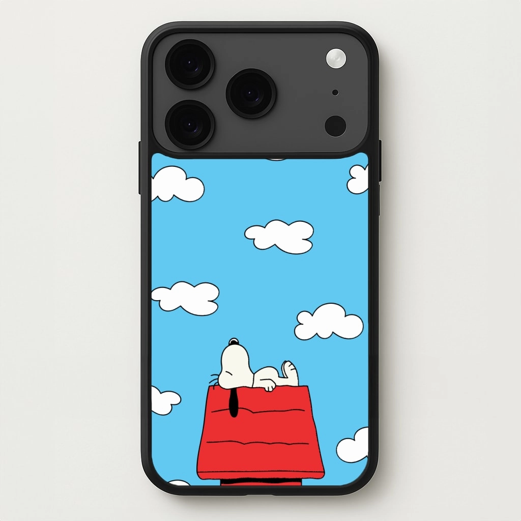 Cartoon Beagle Sleeping Phone Case High protection Classic Grip