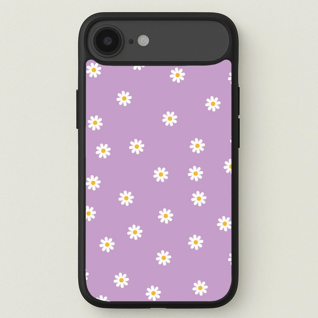 Purple Daisies Phone Case Creative Design Shock Surface