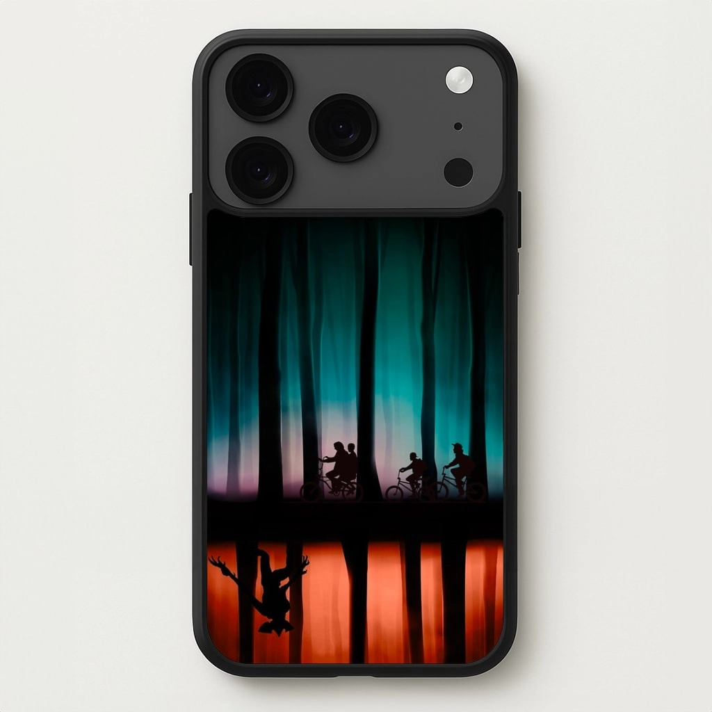 Compact Design Artistic Print Stranger Upside Down Phone Case