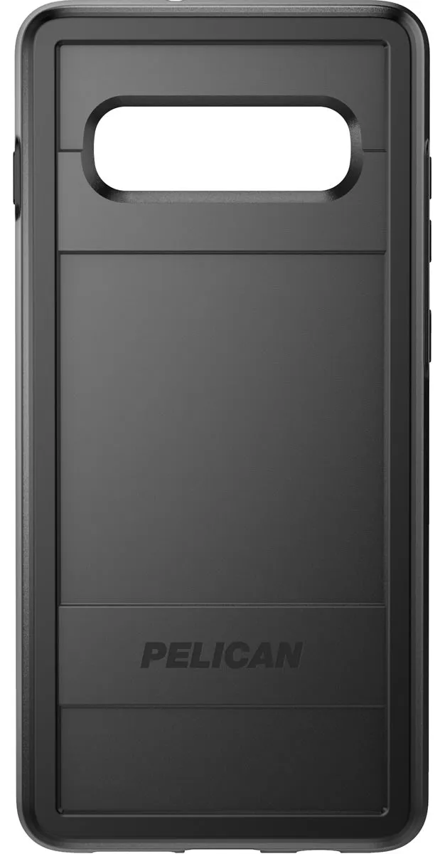 Premium Edge Gloss Finish Protector Case for Samsung Galaxy S10  (PLUS SIZE) - Black