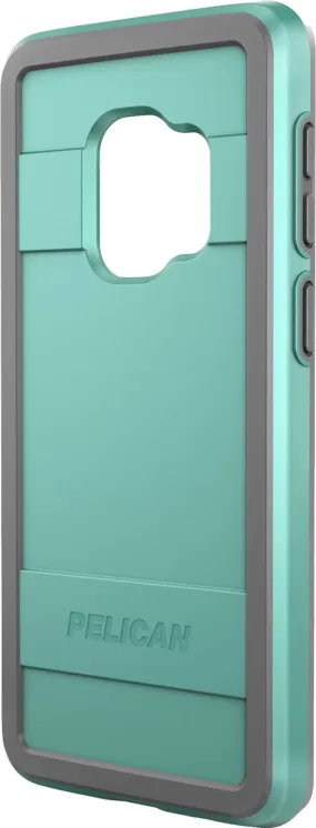 Protector Case for Samsung Galaxy S9 - Aqua Gray Comfort Layer Texture