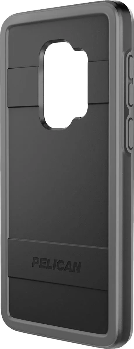 Protector Case for Samsung Galaxy S9  (PLUS SIZE) - Black Gray Smooth Finish Touch Durable Shape
