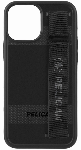 Soft Finish Texture Flexible Pattern Layer Protector Sling Case for Apple iPhone 12 Mini - Black