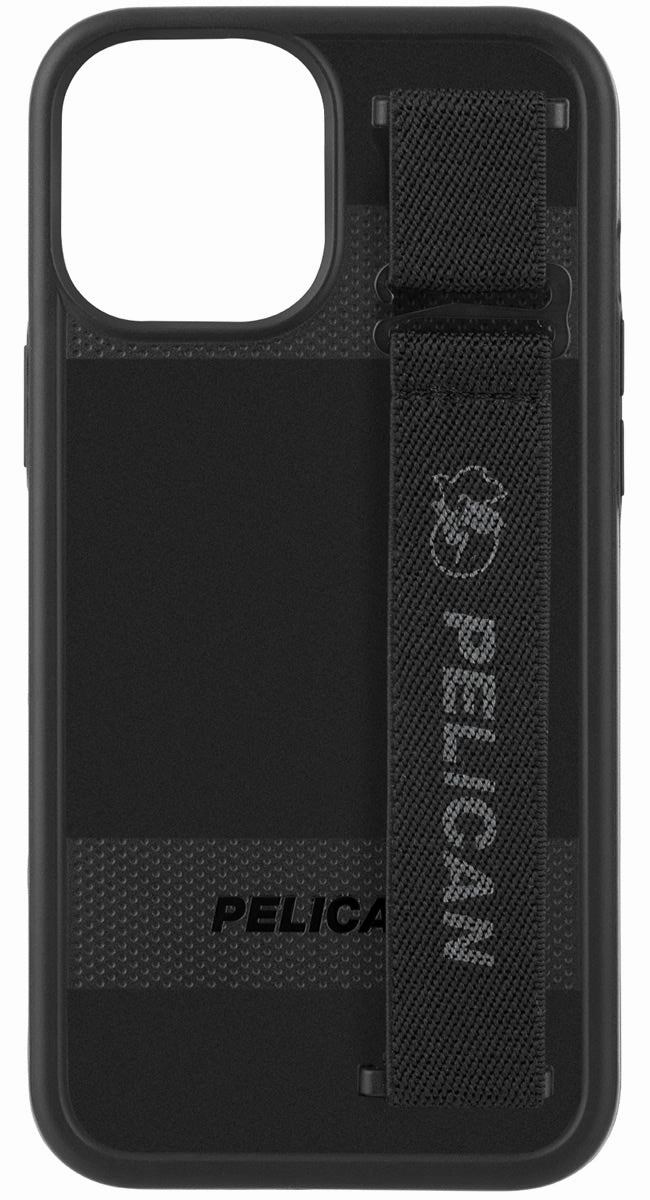 Protector Sling Case for Apple iPhone 12 Pro Max - Black Luxury Accent