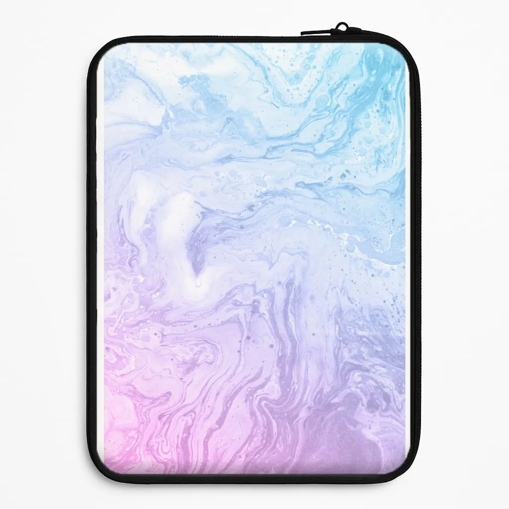 Minimal Protection Purple Marble Laptop Sleeve