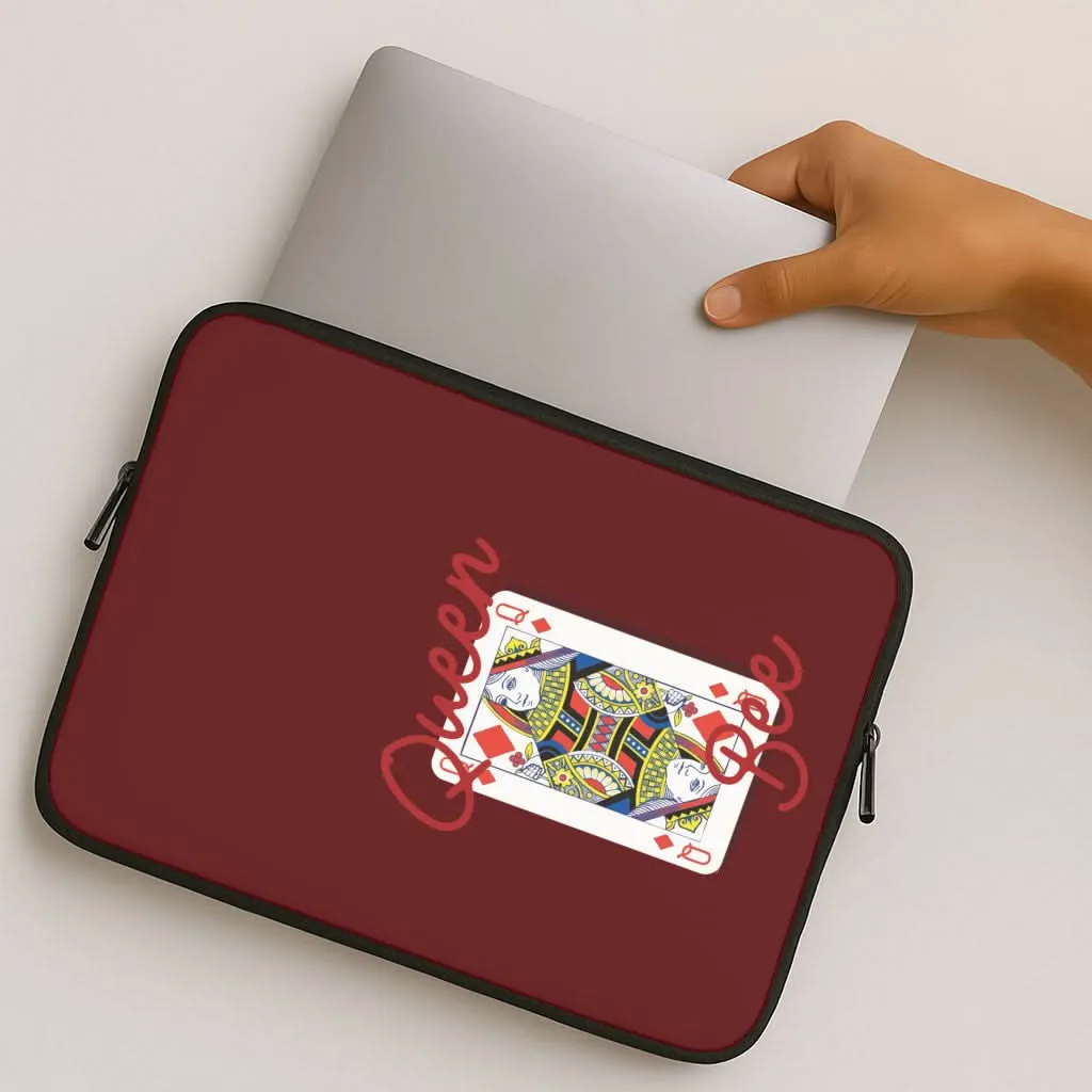 Queen Bee Playing Card Laptop Sleeve Urban Design