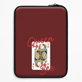 Queen Bee Playing Card Laptop Sleeve Vivid Texture