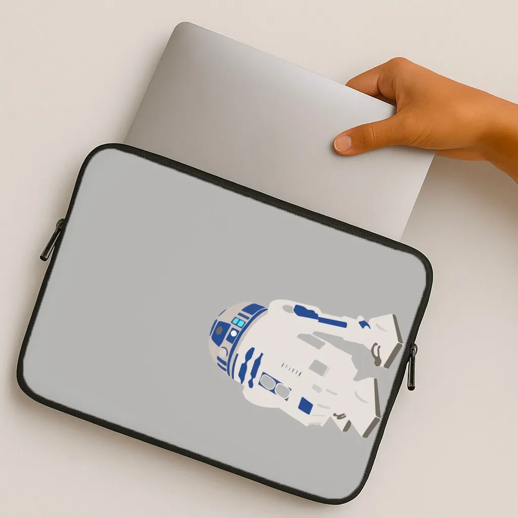 Shock Cushion Glossy Pattern R2D2 Laptop Sleeve