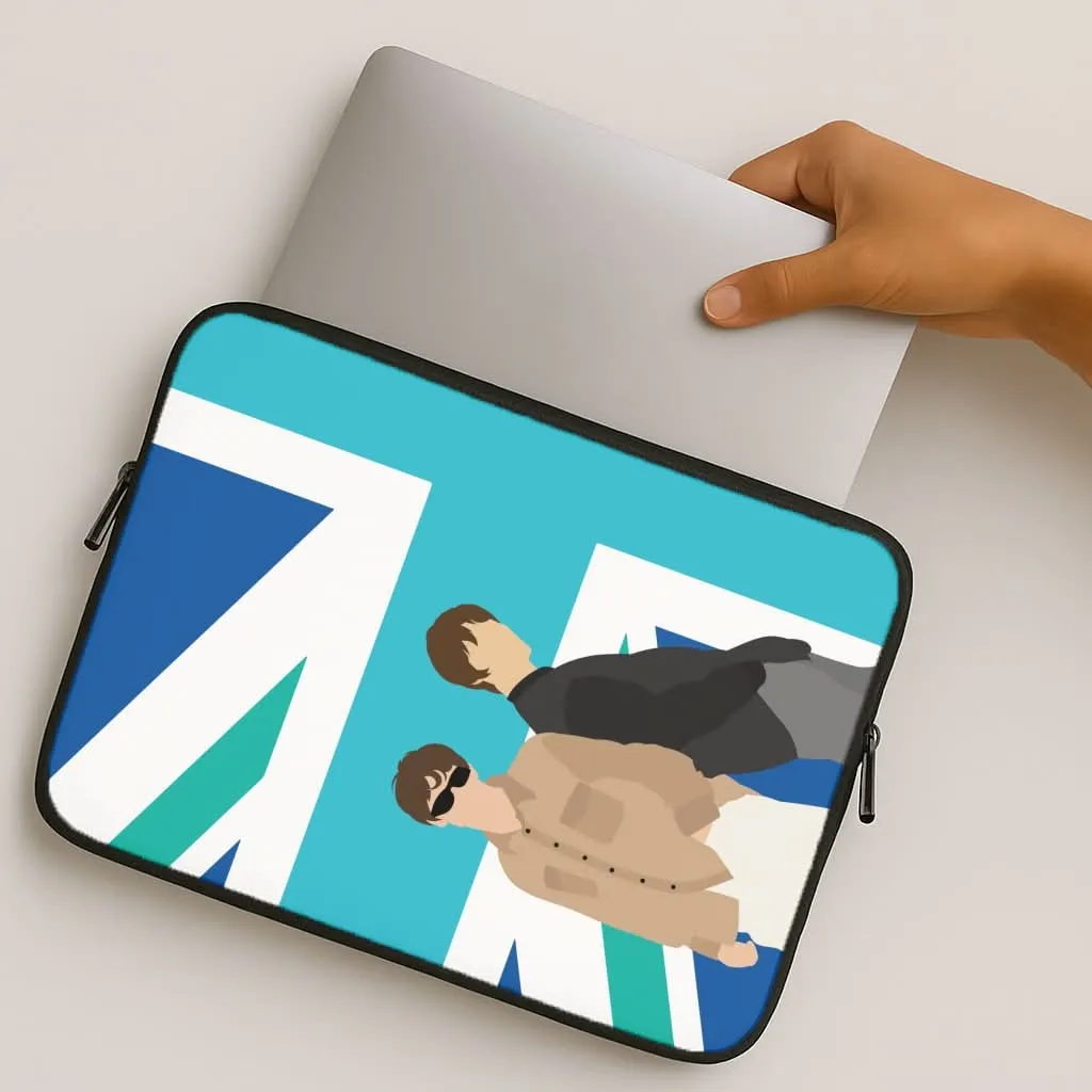 British Flag Band Members Laptop Sleeve Stylish Color Comfort Edge Layer