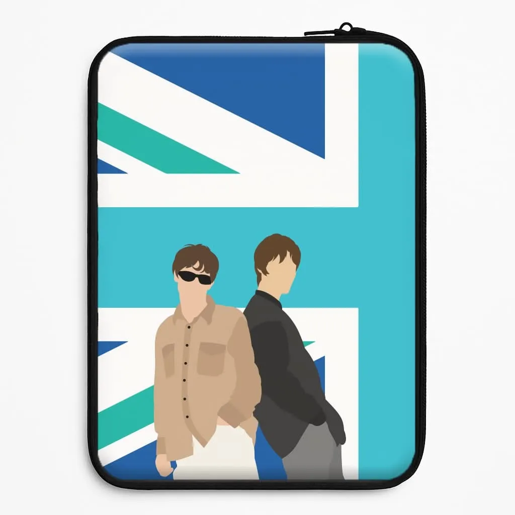 British Flag Band Members Laptop Sleeve Durable Form Classic Look