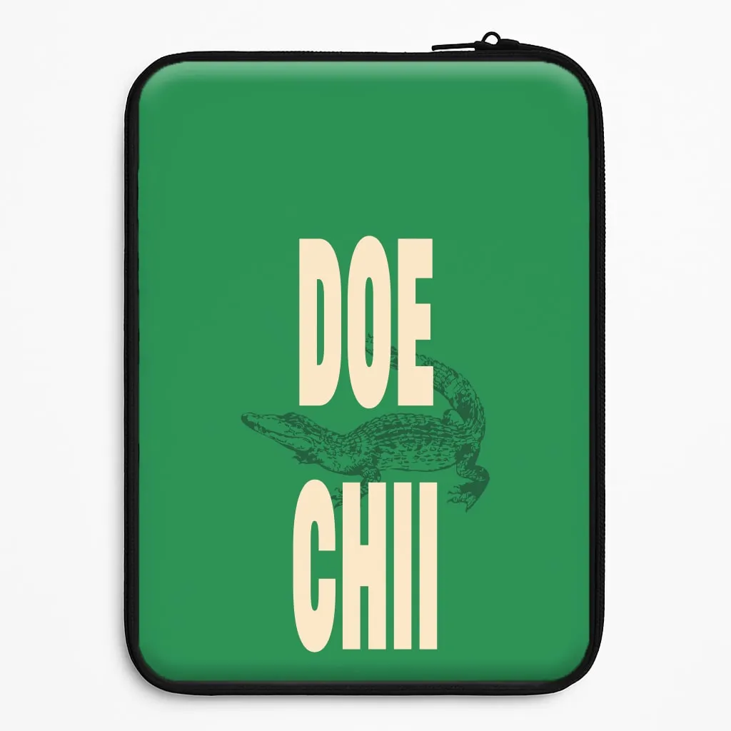 Rapper Alligator Print Laptop Sleeve Vivid colors Stylish Aesthetic