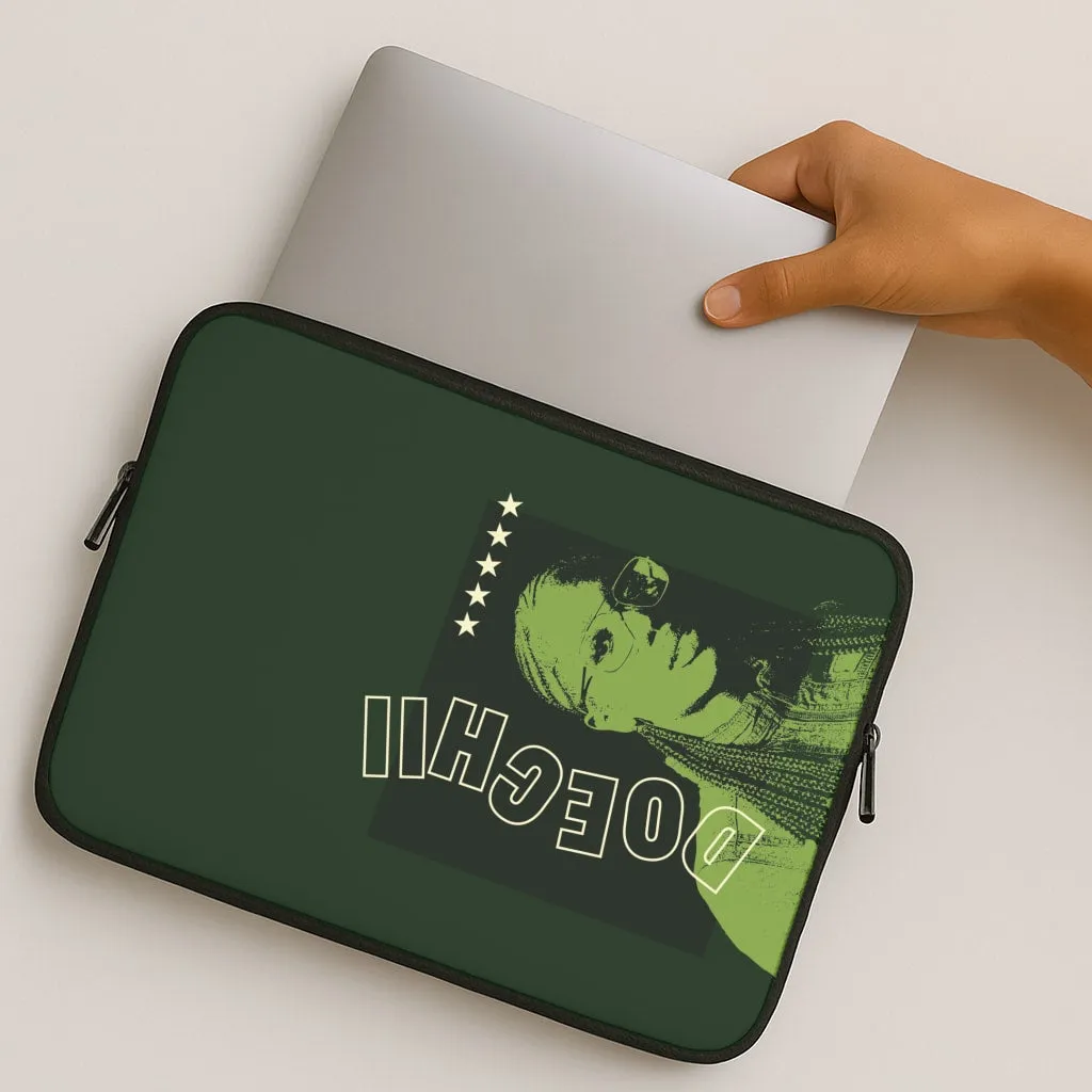 Rapper Collage Laptop Sleeve Durable Coating Luxury Style