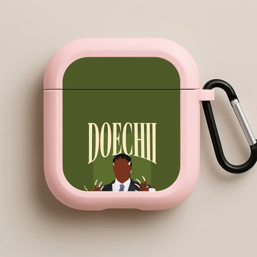 Rapper In Suit AirPods Case Modern Silicone Style